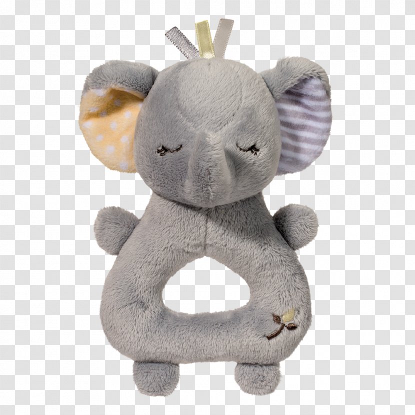 Stuffed Animals & Cuddly Toys Rattle Elephant Plush - Teether - Baby Transparent PNG