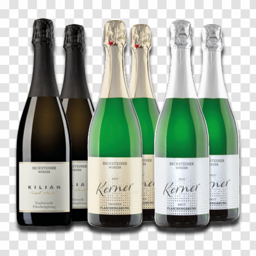 Champagne Wine Becksteiner Winzer Tauberfranken Müller-Thurgau Transparent PNG