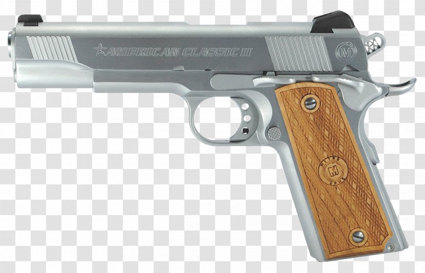 .45 ACP M1911 Pistol Automatic Colt Firearm - Cartridge - Handgun Transparent PNG