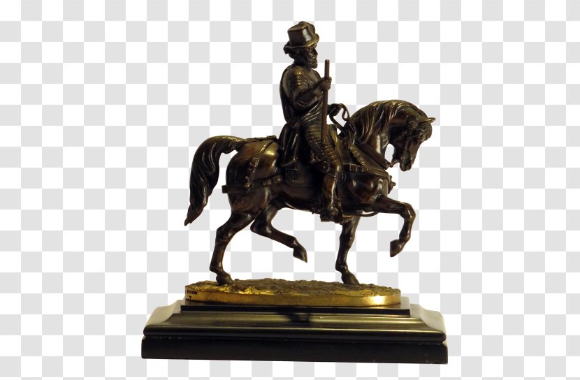 Bronze Sculpture Horse Hunting - Classical Transparent PNG