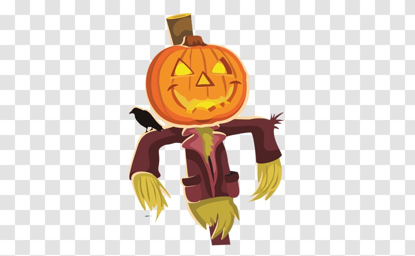 Scarecrow Clip Art - Fictional Character - Pumpkin Vector Transparent PNG