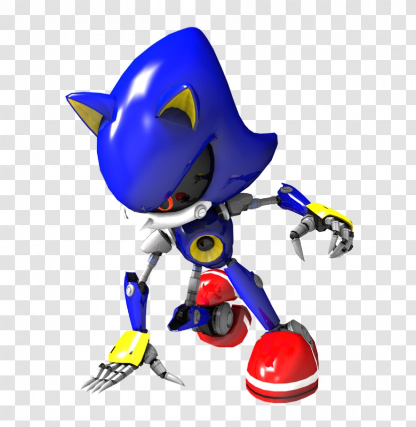Metal Sonic 3D & Sega All-Stars Racing Chaos Forces - Machine - Figurine Transparent PNG
