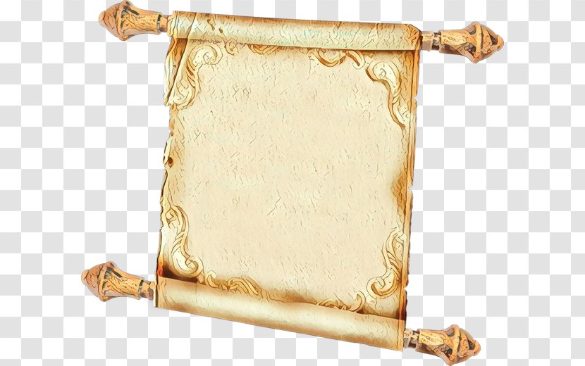 Scroll Background - Parchment - Metal Brass Transparent PNG