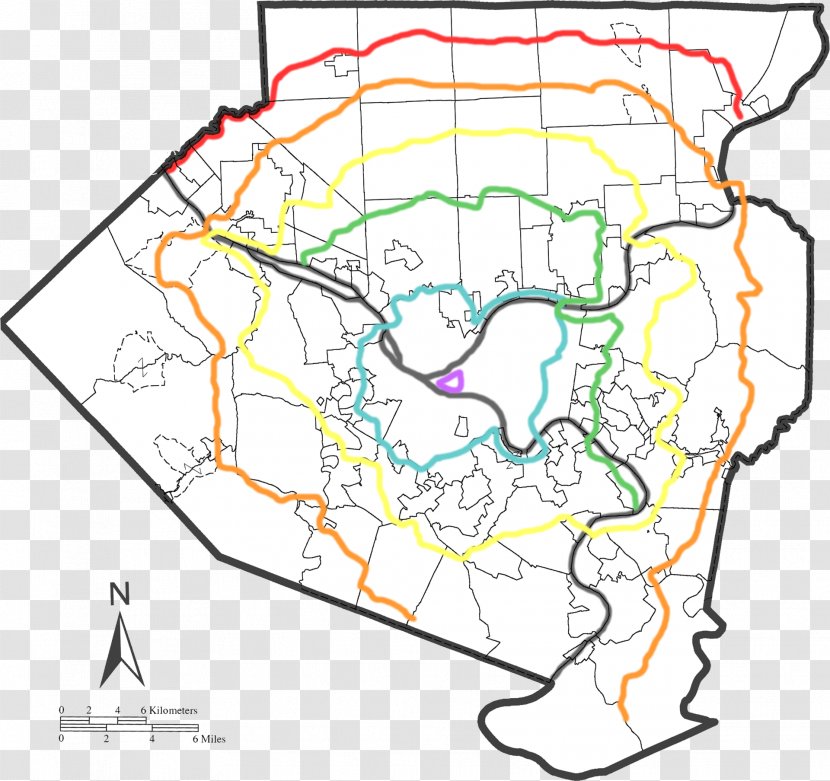 Allegheny River County Belt System Orange Pittsburgh Map Transparent PNG