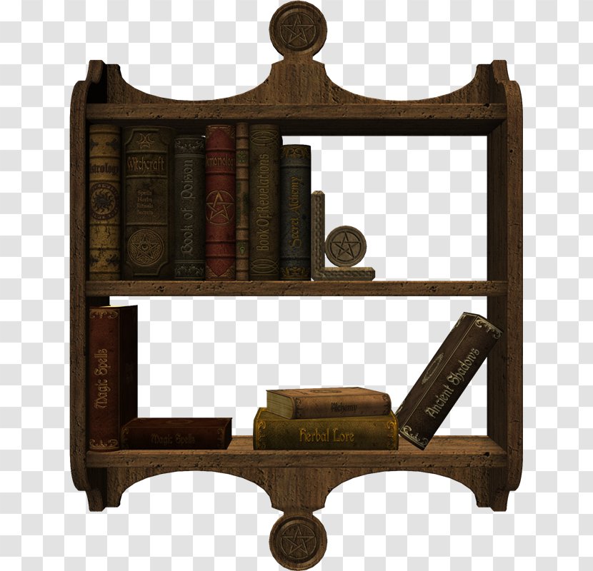 Shelf Bookcase Clip Art Baldžius - Digital Image - Muebles Transparent PNG