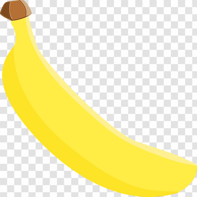 Banana Family Banana Yellow Cooking Plantain Fruit Transparent PNG