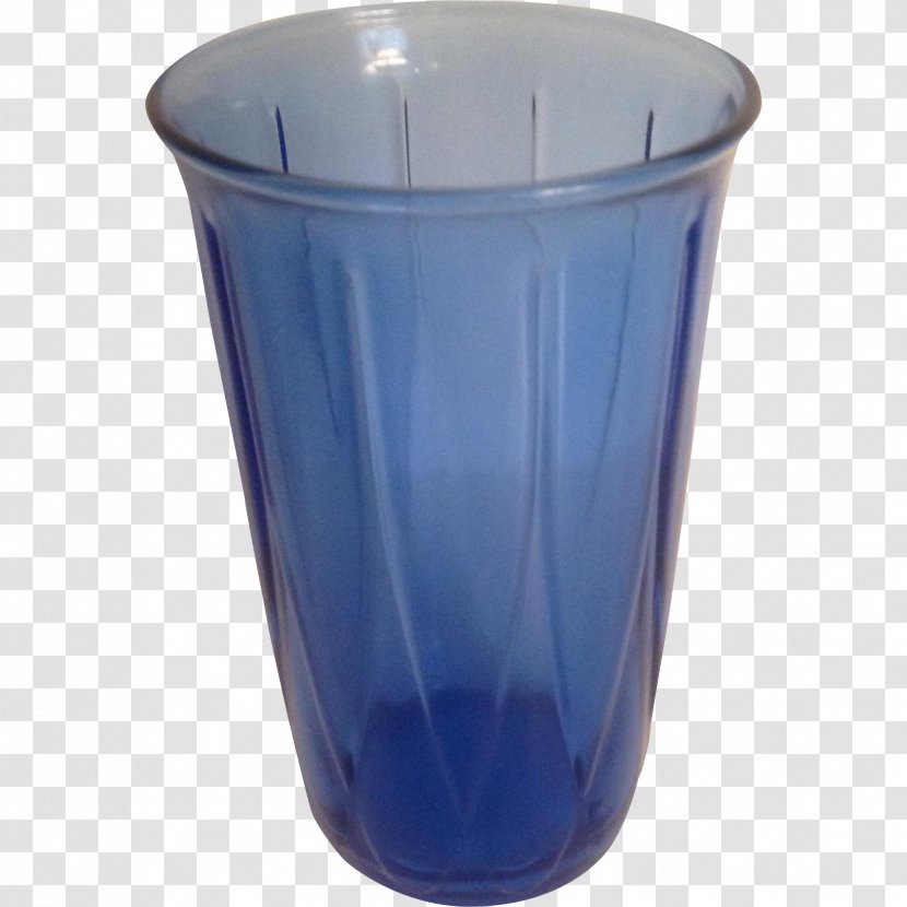 Highball Glass Cobalt Blue Plastic Transparent PNG