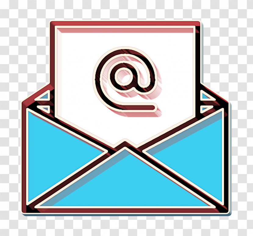 Mail Icon Linear Color SEO Icon Email Icon Transparent PNG