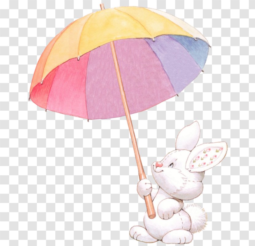 Umbrella Pink M Easter Rabbit - Lamp - Ij Transparent PNG