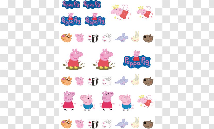 Bicycle Sticker Text Child - PEPPA PIG Transparent PNG
