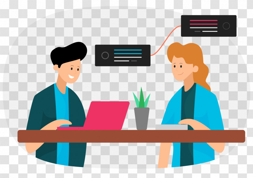 Conversation Job Technology Animation Sharing Transparent PNG