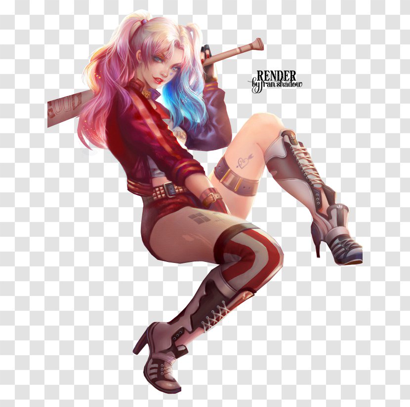 Harley Quinn Joker Poison Ivy Female Comics - Art Transparent PNG