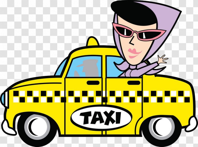 Taxicabs Of New York City Yellow Cab Clip Art - Logo - People Who Make A Taxi Transparent PNG
