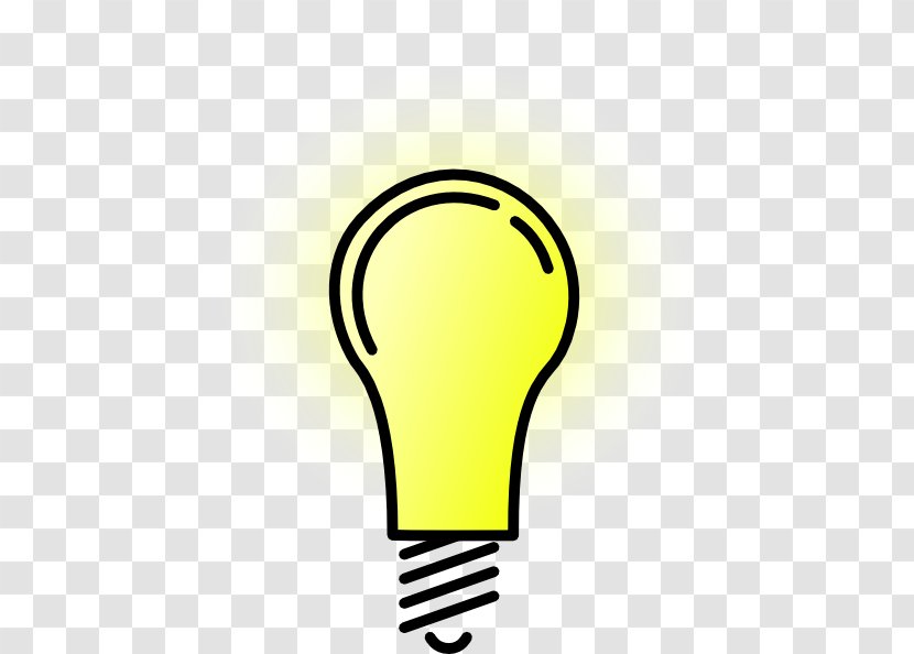 Incandescent Light Bulb Lamp Clip Art - Electricity - Picture Cartoon Transparent PNG