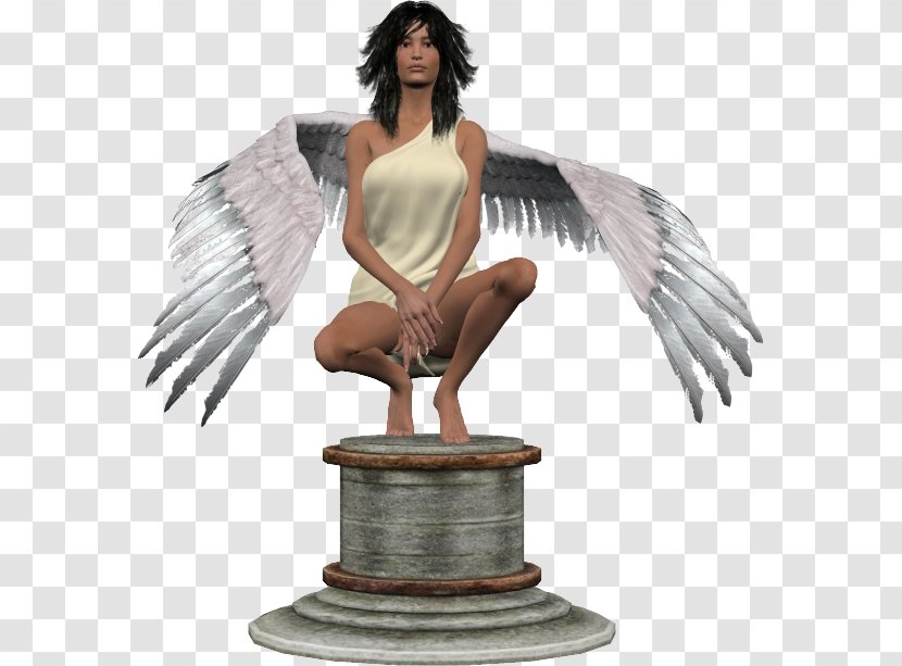 Sculpture Figurine Angel M - Creative And Transparent PNG