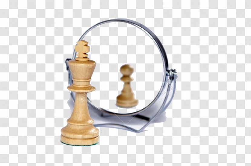Chess Piece King Pawn Chessboard - Mirror Image Transparent PNG