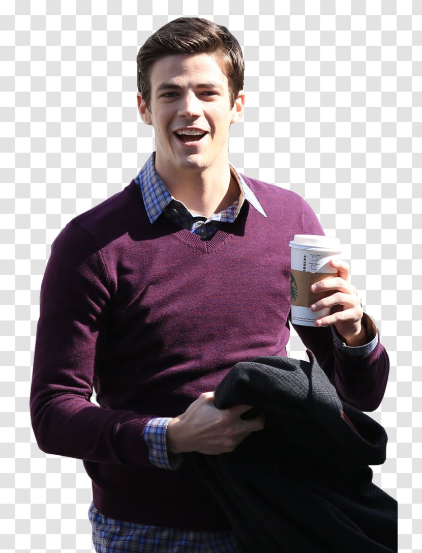 Grant Gustin Flash The Wally West Thinker - Standing Transparent PNG