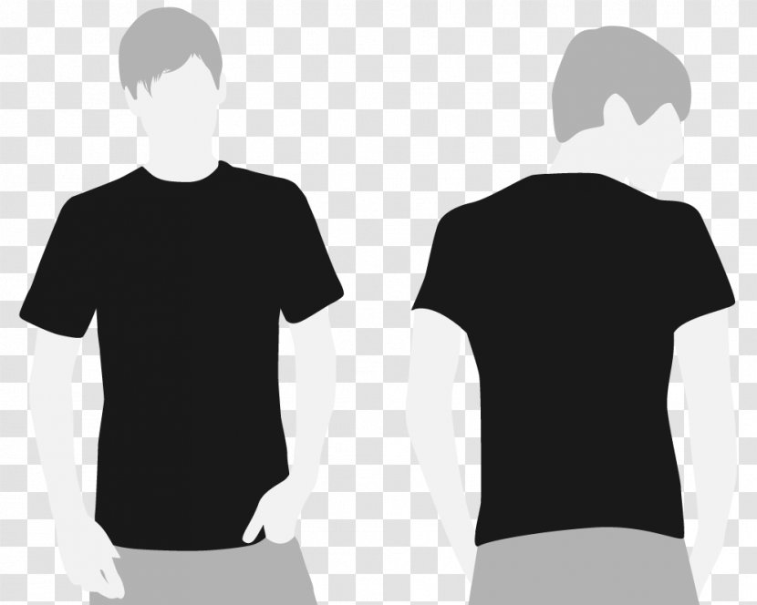 T-shirt Hoodie Clothing Sizes - Black Shirt Cliparts Transparent PNG