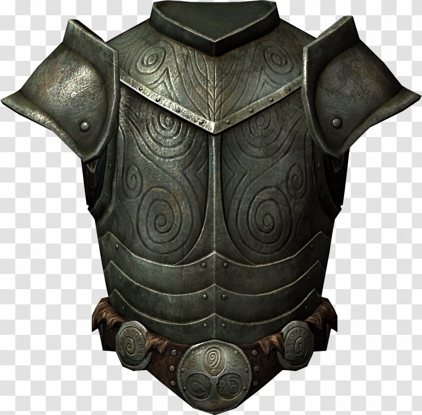 The Elder Scrolls V: Skyrim Plate Armour Knight Breastplate - Metal Transparent PNG