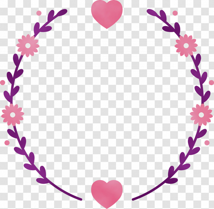 Heart Pink Love Heart Magenta Transparent PNG