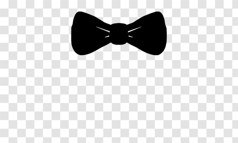 Bow Tie White Font - Necktie - Design Transparent PNG