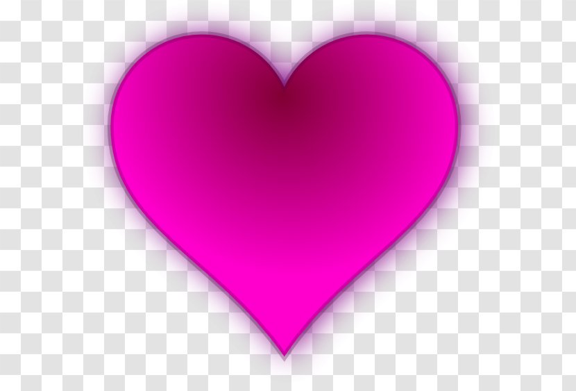 Heart Love Clip Art - Pnk - Images Of Pink Hearts Transparent PNG