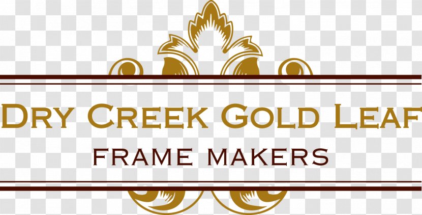 Dry Creek Gold Leaf Details Boutique Picture Frames AUM Framing & Gallery - Logo - Luxury Transparent PNG