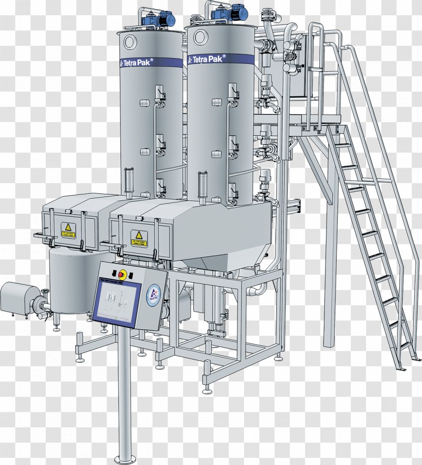 Milk System Dairy Processing Handbook Engineering Drawing - Factory Machine Transparent PNG