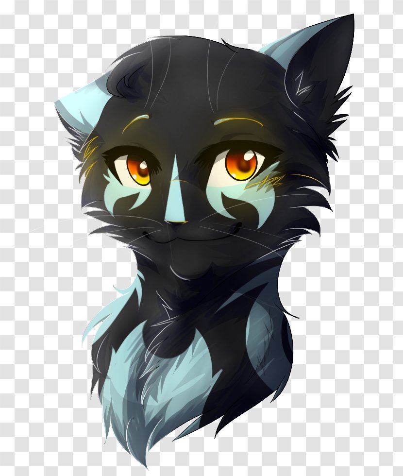 Black Cat Whiskers Painting Warriors - Flower Transparent PNG