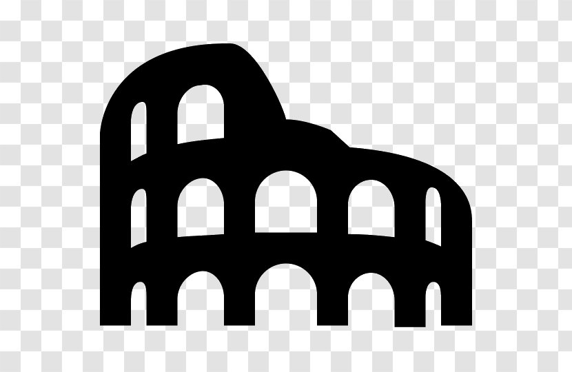 Colosseum Download - Black And White Transparent PNG