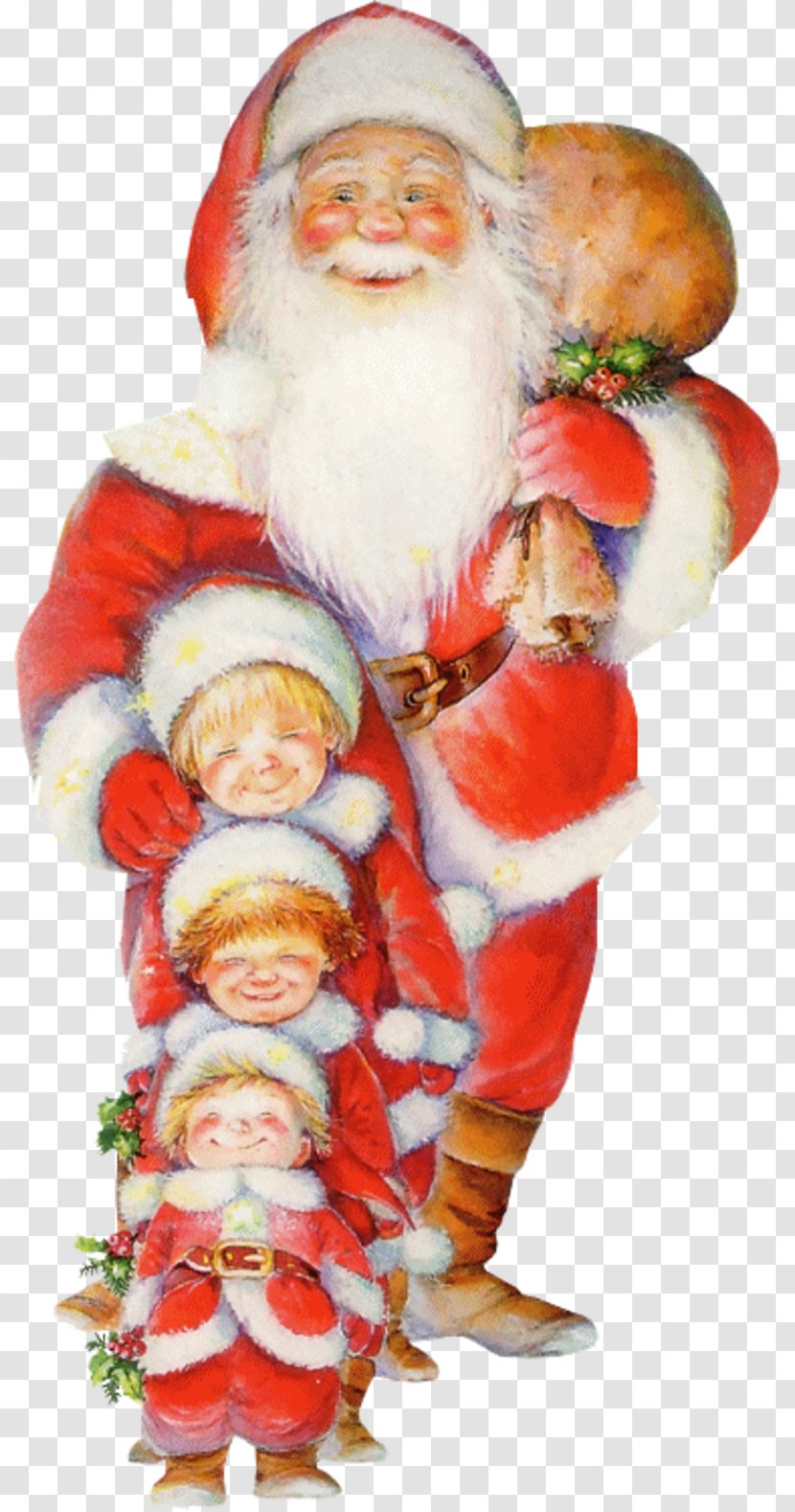 Santa Claus Animation Christmas - Giphy Transparent PNG