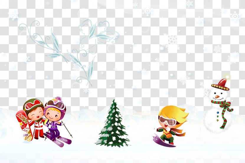 Skiing Winter Snow - Child Transparent PNG