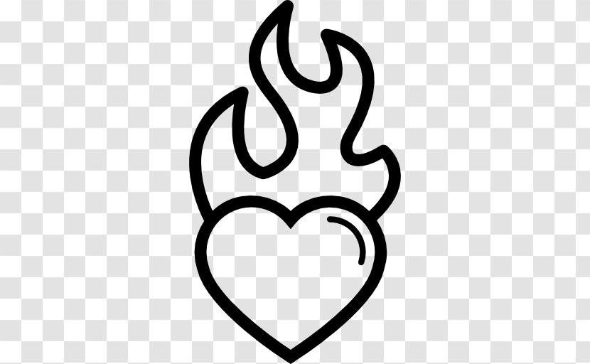 Heart Flame Fire Drawing Clip Art - Frame - Outline Shape Or Love Transparent PNG