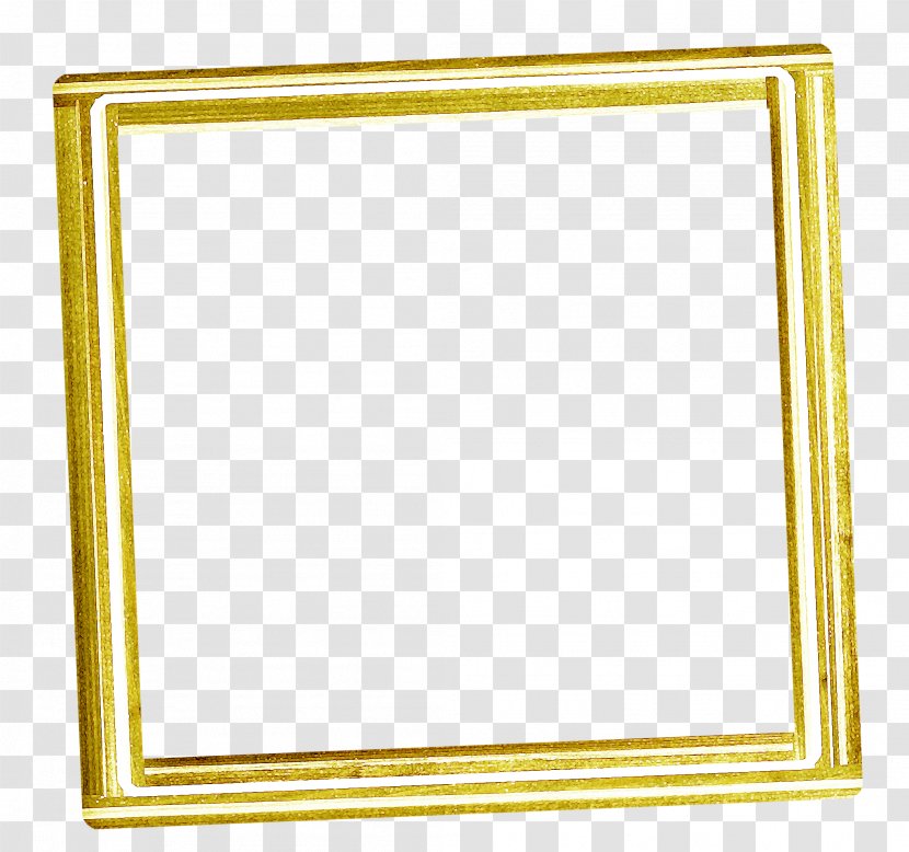 Picture Frame Yellow Download - Symmetry Transparent PNG