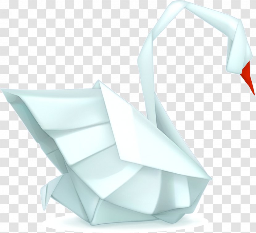 Cygnini Origami Paper Goose - Animal Transparent PNG