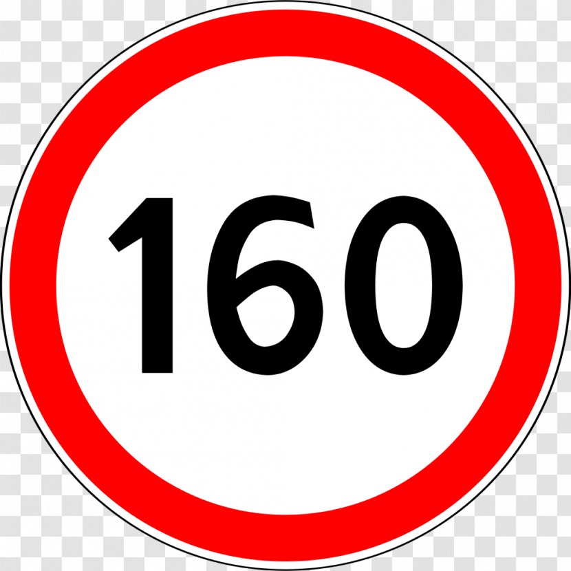 Traffic Sign Speed Limit Single Carriageway - Trademark Transparent PNG