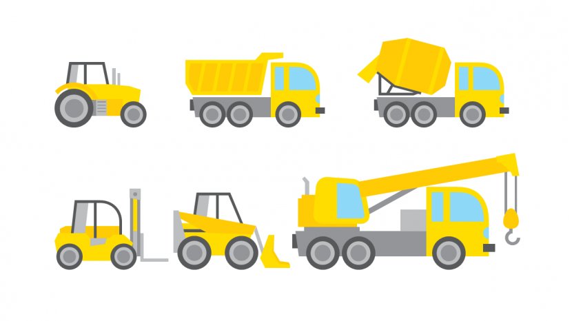 Car Heavy Machinery Architectural Engineering Clip Art - Truck - Construction Vehicle Cliparts Transparent PNG