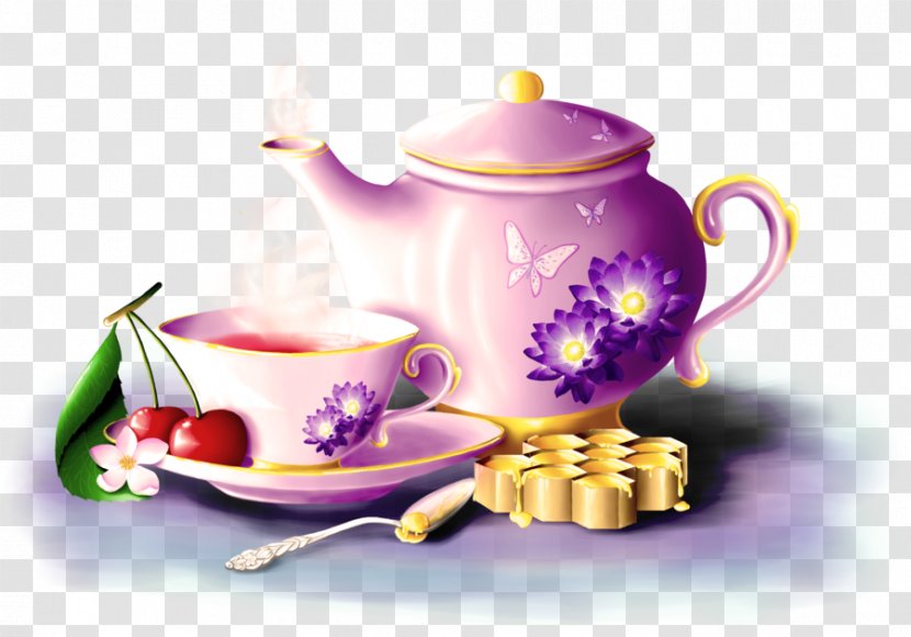 Coffee Cup Saucer Porcelain Teapot Still Life Photography - Drinkware - Tea Time Transparent PNG