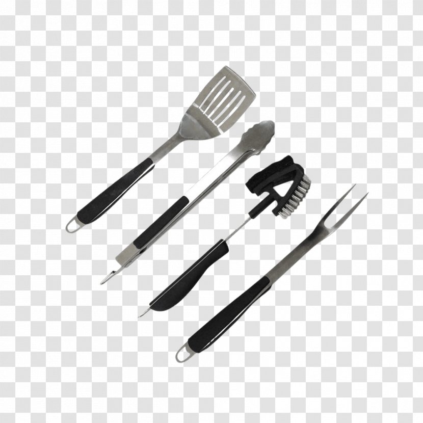 Barbecue Tool Grilling Brush Tongs - Nonstick Surface - GRILL TOOLS Transparent PNG