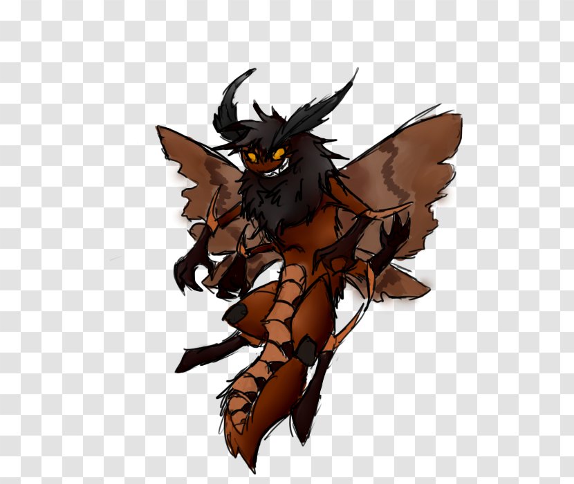 Demon Cartoon - Membrane Winged Insect Transparent PNG