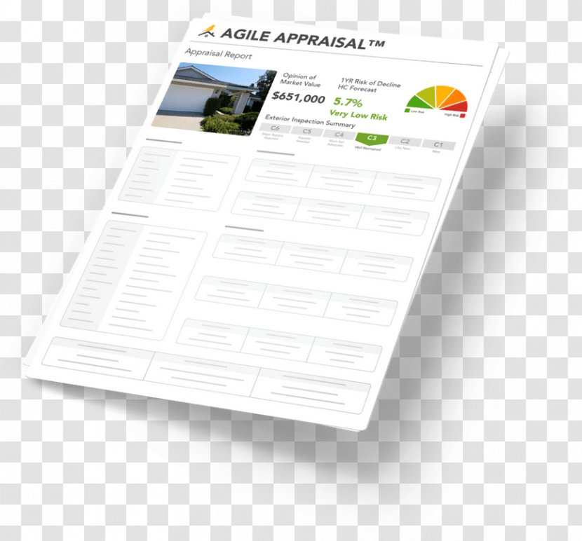 Real Estate Appraisal Uniform Residential Report Appraiser HouseCanary Transparent PNG