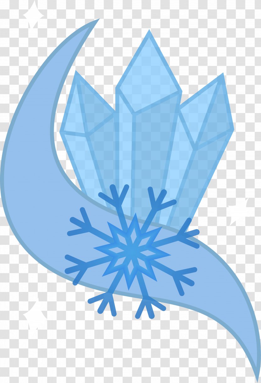 Ice Crystals Snowflake Cutie Mark Crusaders - Symmetry - Crystal Transparent PNG