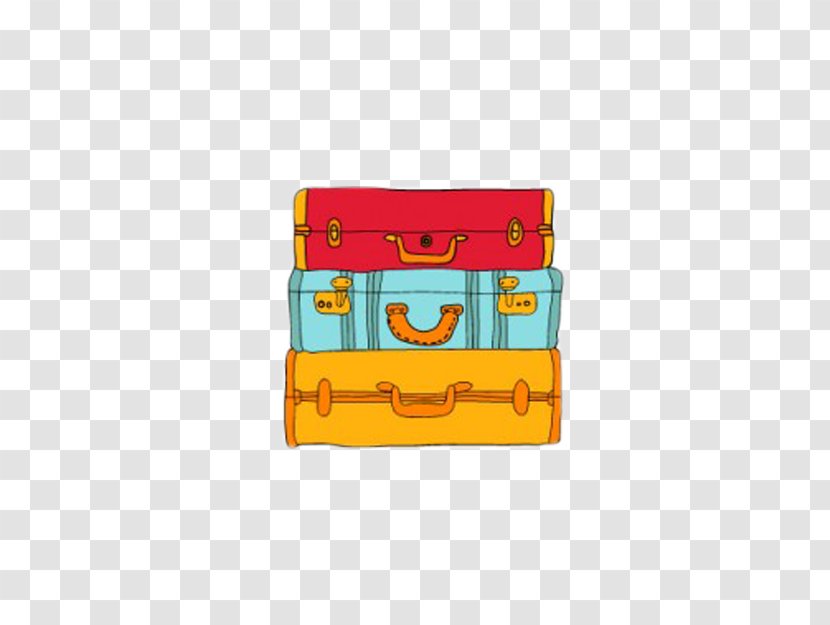 Hemorio Suitcase Cartoon Travel - Baggage - Packed Luggage Transparent PNG
