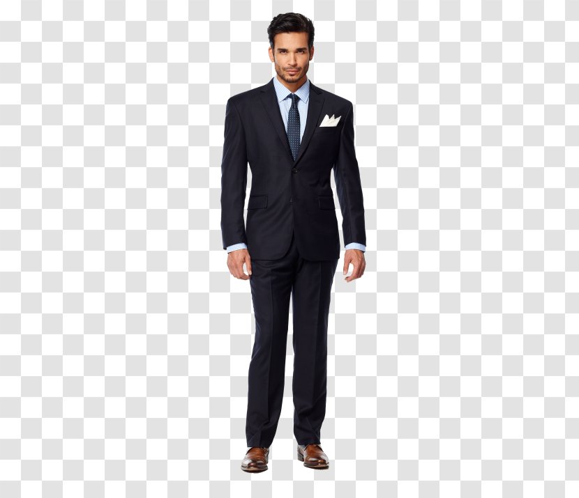 Suit Clothing Blazer Formal Wear Jacket - Business - A Man Wearing Transparent PNG