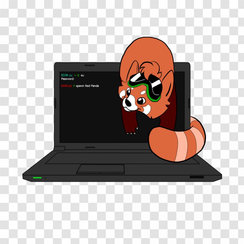 Product Design Electronics Fiction - Animated Cartoon - Red Panda Transparent PNG