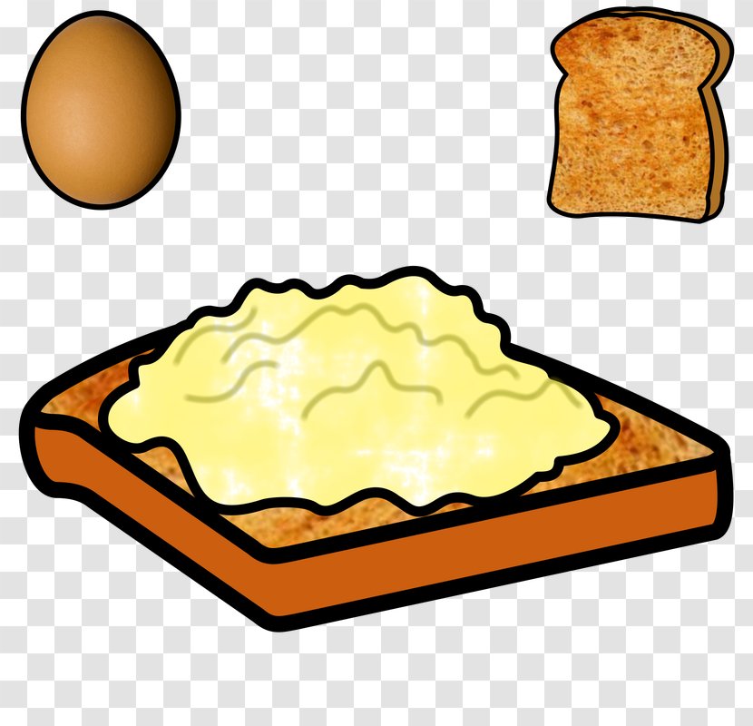 Toast Scrambled Eggs Fried Egg Sandwich Clip Art Transparent PNG