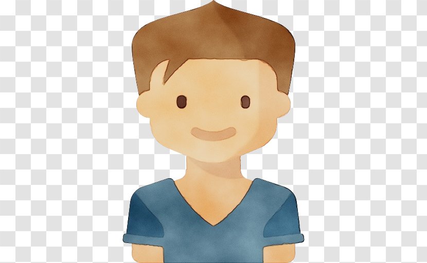 Head Cartoon Chin Joint Neck - Smile - Gesture Jaw Transparent PNG