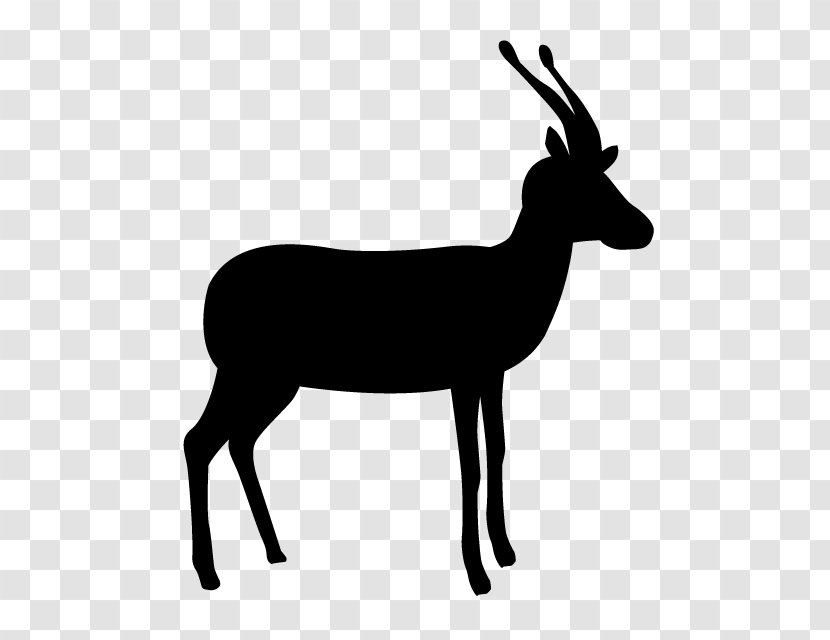 Gazelle Silhouette Royalty-free - Antelope Transparent PNG