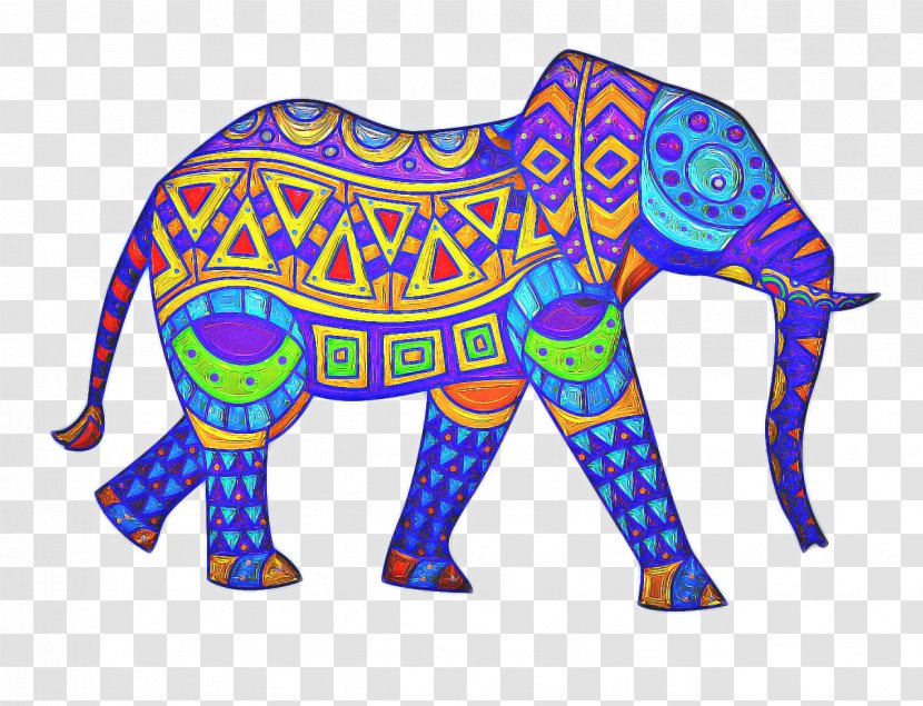 Indian Elephant - Wildlife Animal Figure Transparent PNG