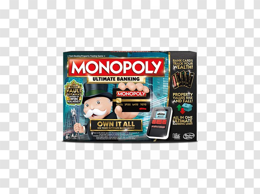 Hasbro Monopoly Ultimate Banking Board Game - Toy Transparent PNG